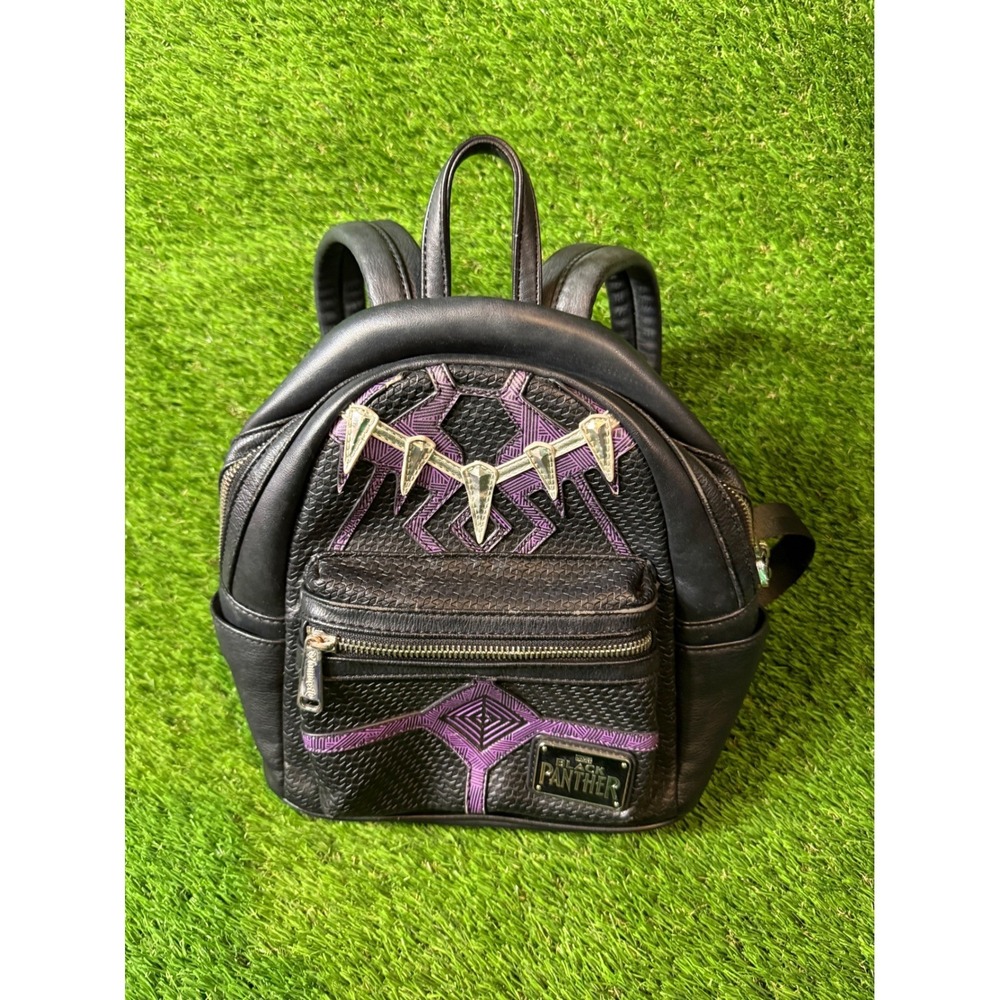 EXTREMELY RARE‎ Black Panther Marvel Loungefly Mini Backpack